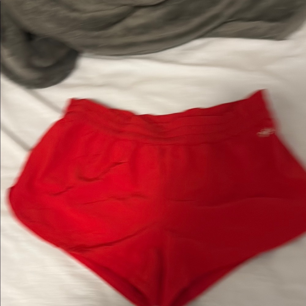 DSG Red Pajama Shorts Elastic Waistband Soft Fabric